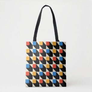 Tote Bag Quadrados Coloridos