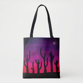 Tote Bag Saguaro Sunset
