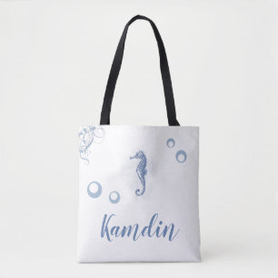 Tote Bag Seacavalo Oceano de Praia Personalizado