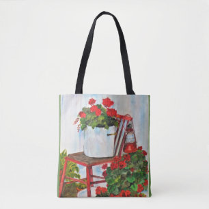 Tote Bag Summer Geraniums Totebag