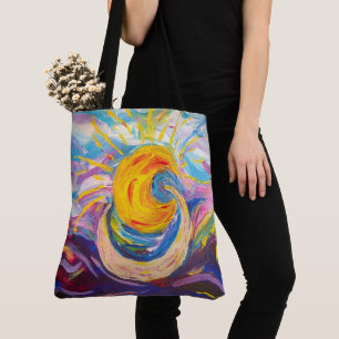 Tote Bag "Sun and Moon" (grande)