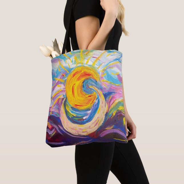 Tote Bag "Sun and Moon" (médio) (Close Up)
