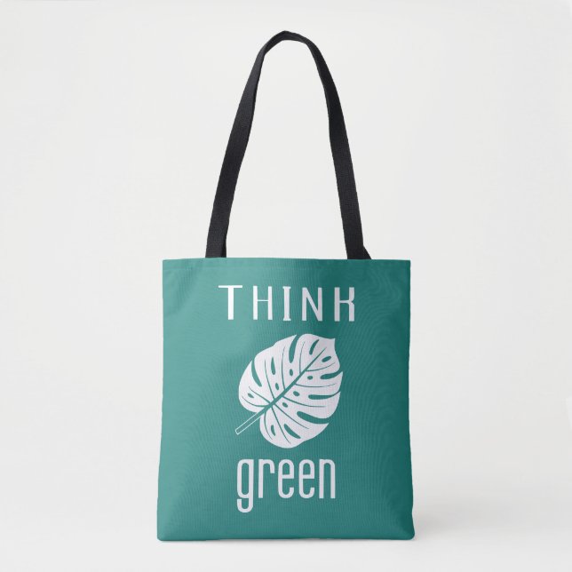 Tote bag THINK GREEN (Frente)
