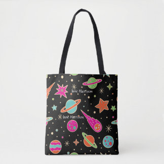 Tote Bag (Tote Bag) - Espaço Colorido - Nome do Pa