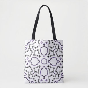 Tote Bag, um vibrante design de cor branca elegant