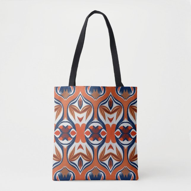 Tote Bag, um vibrante design multicolorido elegant (Frente)