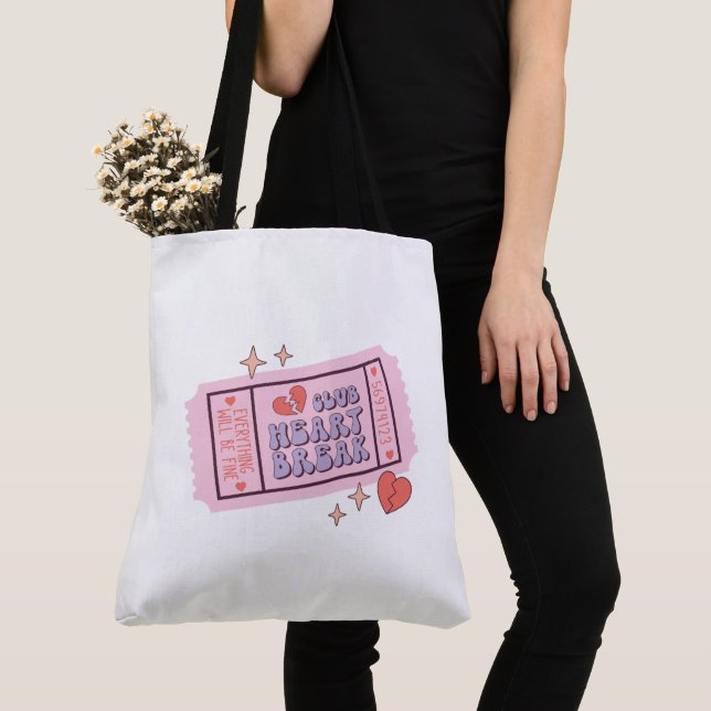 Tote Bag Valentines Day (Close Up)