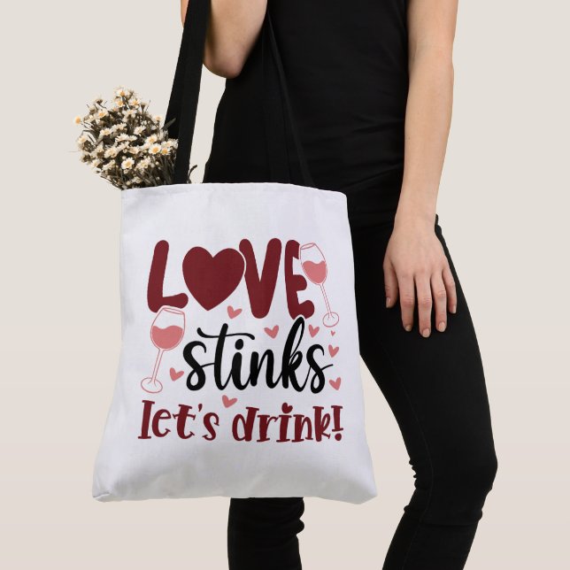 Tote Bag Valentines Day (Close Up)
