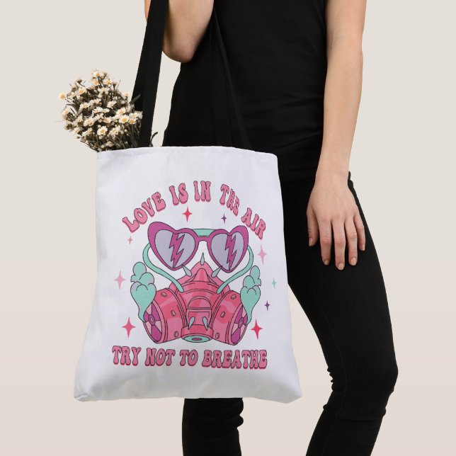 Tote Bag Valentines Day (Close Up)