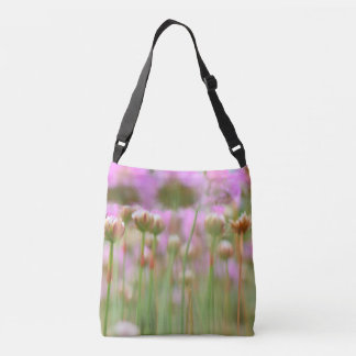 Tote Bag with Random Abstract Flowers Photograph