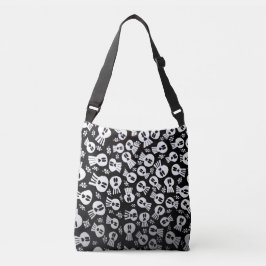 Tote bag with skulls