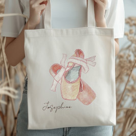 Tote Ballerina Dancer Bolsa com nome