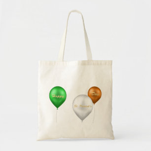 Tote Balões irlandeses do dia de St Patrick - o bolsa