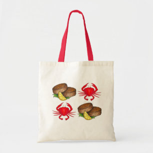 Tote Baltimore Maryland Crabcake Crabcake Foodie Bolsa