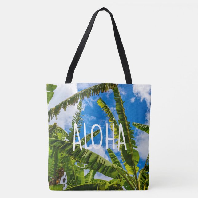 Tote Banana Leaves, Fazenda Grove Havaiana, Bolsa de pr (Frente)