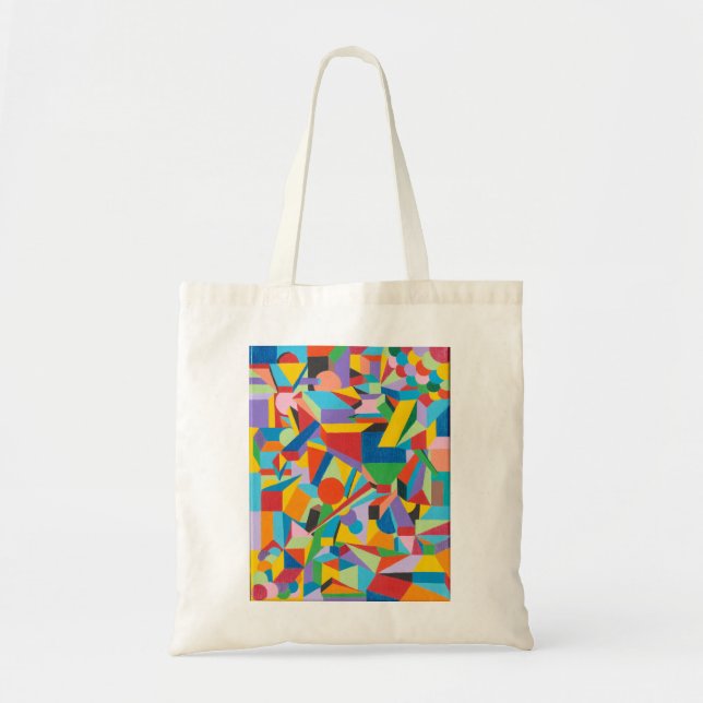 Tote Bandeja de compras de Bolsa com Impressão de arte  (Frente)