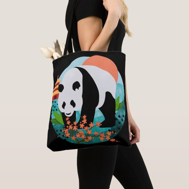 Tote BAO SHI - bolsa de Panda ou saco de cruzeiros (Close Up)
