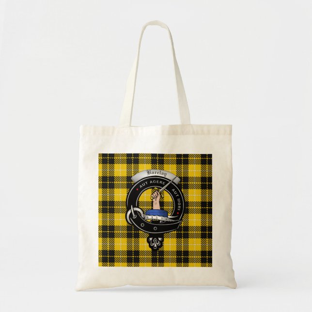 Tote Barclay Clan Crachá Tartan Bolsa (Frente)