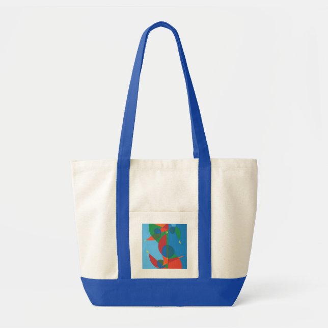 Tote Bela e Vibrante Bolsa de Compras! (Frente)