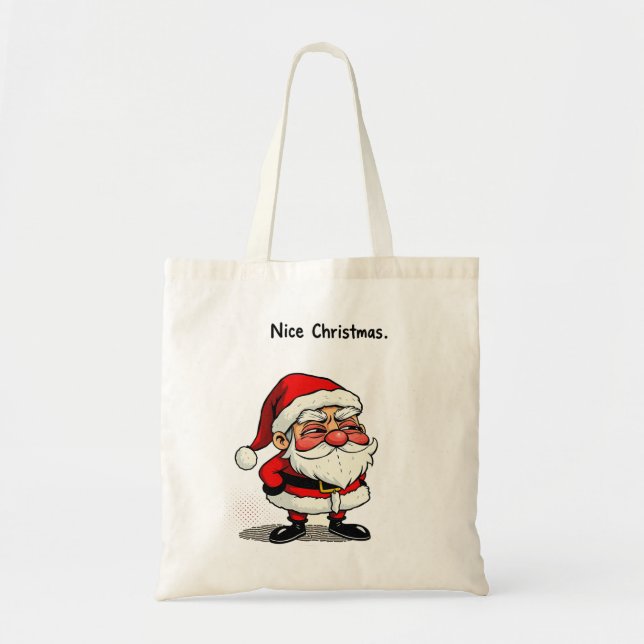 Tote Belo Bolsa de Natal - Papais noeis (Frente)