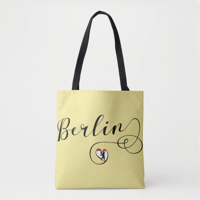 Tote Berlin Heart Bolsa de compra, Alemanha (Frente)