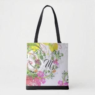 Tote Bidisco bolsa de flor tropical