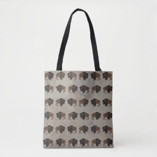 Tote Bison Allover Bolsa