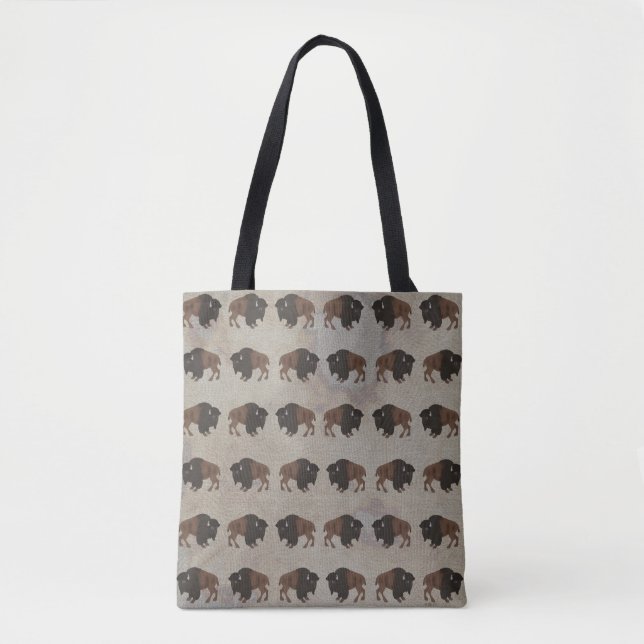 Tote Bison Allover Bolsa (Frente)