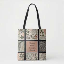 Tote Bloom onde você plantou Bolsa