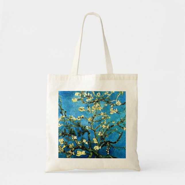 Tote Blossomas da Apple Bolsa de Orçamento VanGogh (Frente)