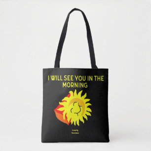 Tote Boa Noite de Sol All-Over-Impressão Bolsa