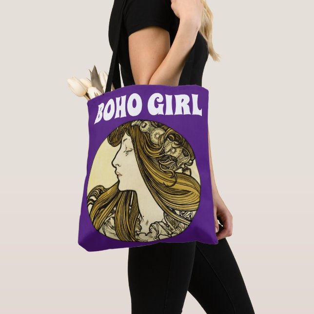 TOTE BOHO BOHEMIAN GIRL BOLSA PURSE (Close Up)