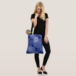 Tote Boho Moody Blues Mandalas Bolsa
