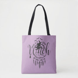 Tote Boho Witch Vibes Bolsa - Pequena Bruxa em Todos nó