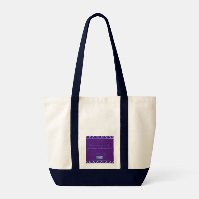 Tote Bolsa 1 (Triângulos Roxos) SDCs ©️ 2024 (Verso)