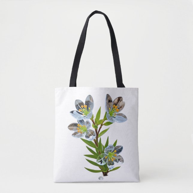 Tote Bolsa Aesthetic Blue Lily (Frente)