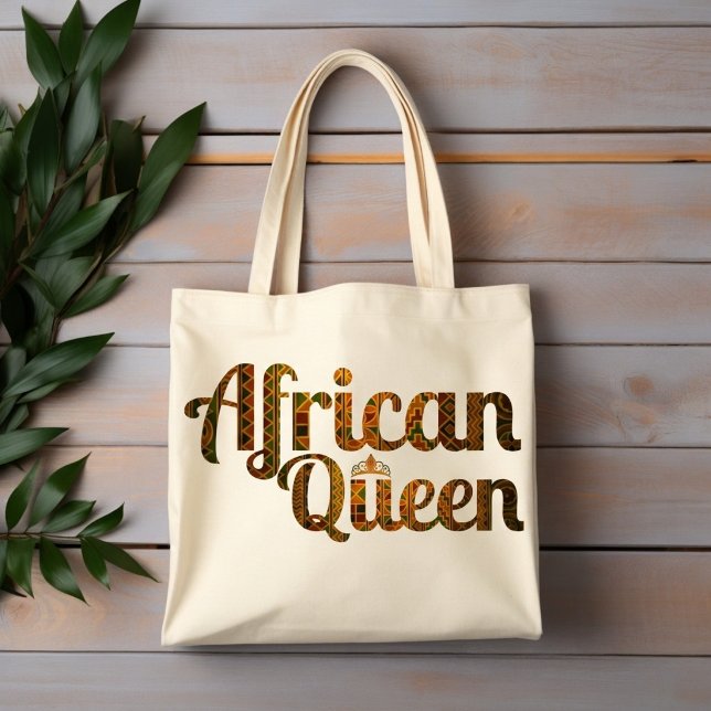 Tote Bolsa African Queen — Presente para Ela (Criador carregado)