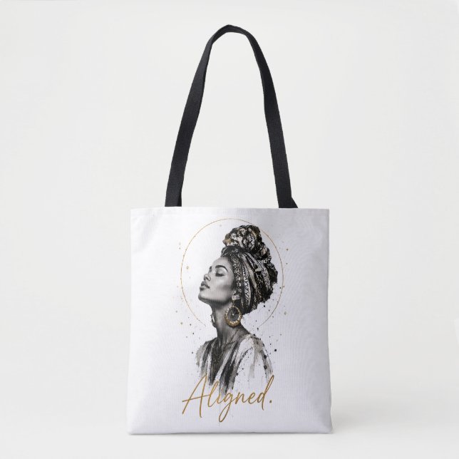 Tote Bolsa Alinhada. Edição Especial em Algodão Boho To (Frente)