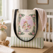 Bolsa Amarela Personalizada de Girafa Bebê