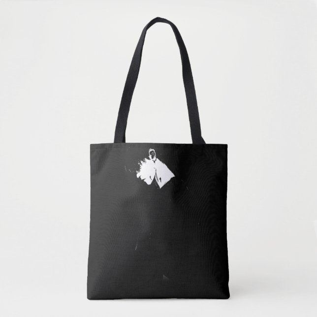 Tote Bolsa ANIME preto de melhor amigo (Frente)