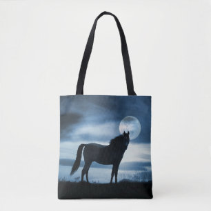 Tote Bolsa Azul céu e lua
