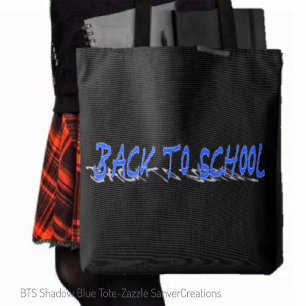 Tote Bolsa Azul Sombra BTS