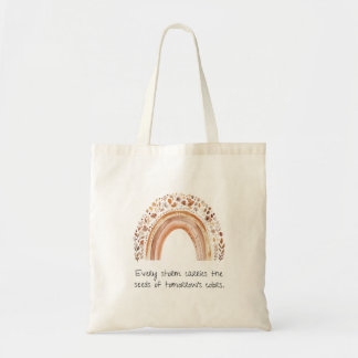 Tote Bolsa Boho Arco-íris