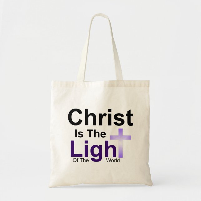 Tote Bolsa Christ Is The Light (Frente)