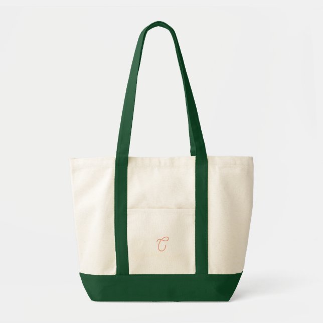 Tote Bolsa Clássica com Monograma  (Frente)