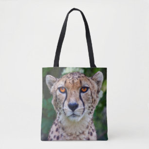 Tote Bolsa com Estampa Olhos Dourados por Toda Parte