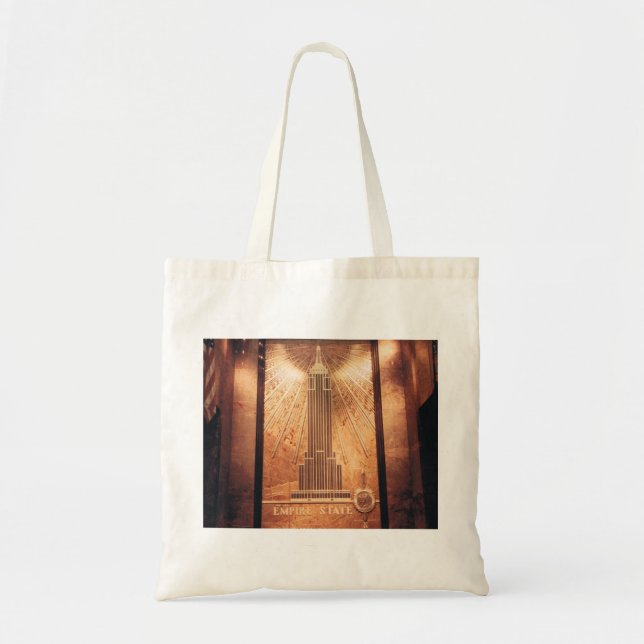 Tote Bolsa com o Empire State Building Design (Frente)