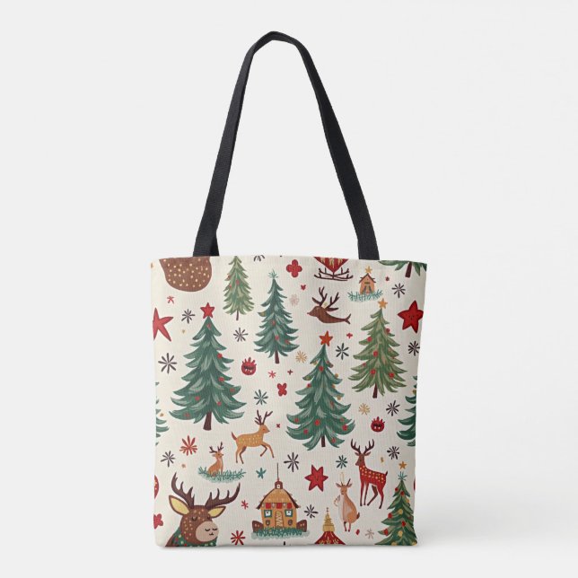 Tote Bolsa da árvore de Natal (Verso)