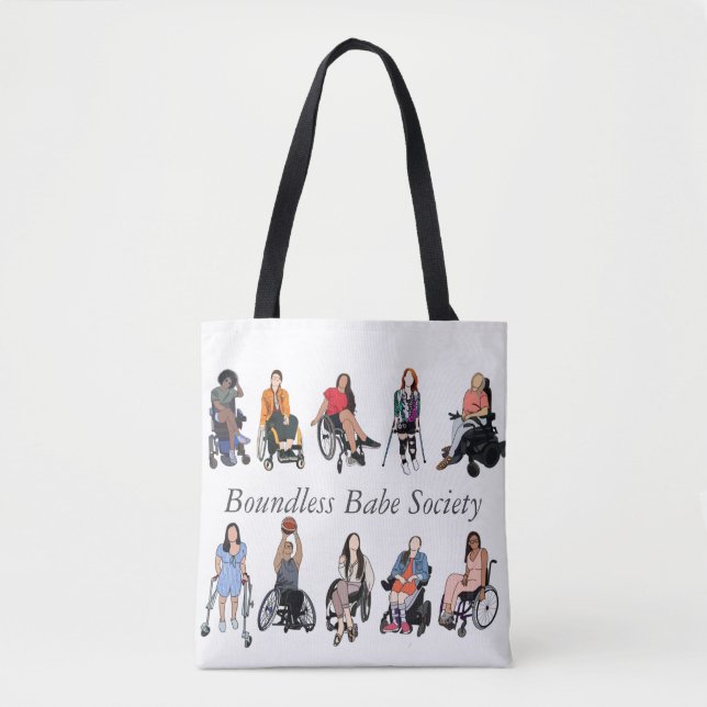 Tote bolsa da Boundless Babe Society (Frente)