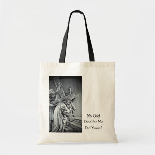 Tote Bolsa da Cruz Cristã Jesus Cristo